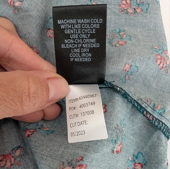 Torrid Green Floral Challis Off The Shoulder Midi Dress Size 4X Spring Pockets - Picture 12 of 12